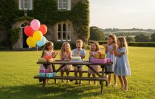 Children`s birthday party at the "Four Seasons Village"!