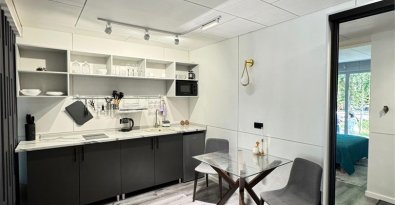 Mirrored double townhouse